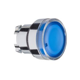 Schneider ZB4BW36 - Világító nyomógombfej kék