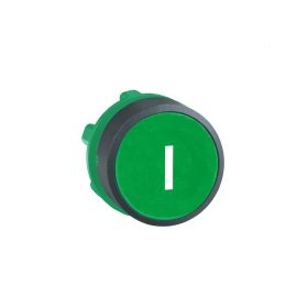   Schneider ZB5AA331 - Nyomógombfej jelölt fedőlappal, zöld
