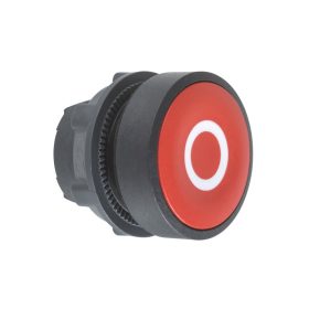   Schneider ZB5AA432 - Nyomógombfej jelölt fedőlappal, piros