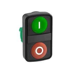 Schneider ZB5AA7341 - Kettősfejű nyomógomb, műanyag