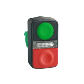 Schneider ZB5AL7340 - Kettősfejű nyomógomb, műanyag