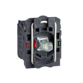   Schneider ZB5AW0B15 - LED-es világító nyomógomb aljzat, fehér, 24V, N/O+N/C