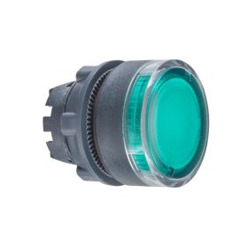 Schneider ZB5AW333 - Világító nyomógombfej zöld