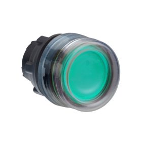   Schneider ZB5AW533 - Világító nyomógombfej védősapkás zöld