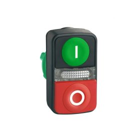 Schneider ZB5AW7L3741 - Műanyag duplafejű nyomógomb