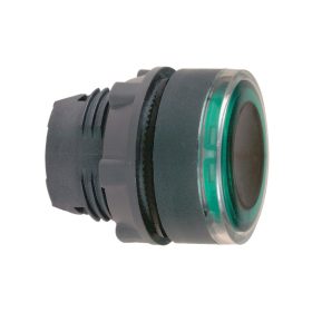 Schneider ZB5AW933 - Világító nyomógombfej zöld