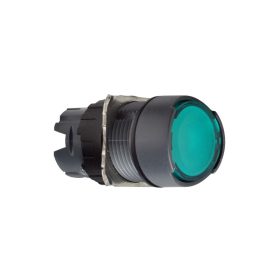 Schneider ZB6AW3 - Világító nyomógombfej kerek zöld