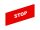 Schneider ZBY02304 - Felirati címke "STOP"