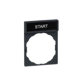 Schneider ZBY2303 - Gravírozott címke "start"