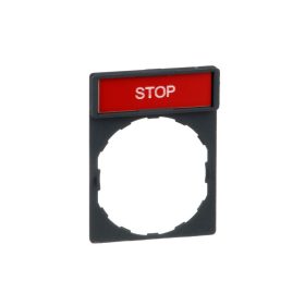 Schneider ZBY2304 - Címketartó címkével "STOP"