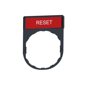 Schneider ZBY2323 - Felirati címke. RESET