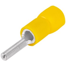 Szigetelt csapos saru, ónozott elektrolitréz, sárga - SCS