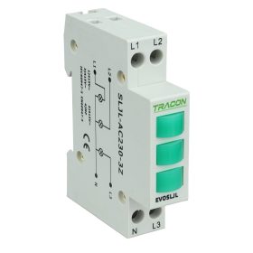   Sorolható ledes jelzőlámpa, zöld, zöld, zöld - SLJL-AC230-3Z