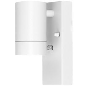   Oldalfali spot lámpatest alkonykapcsolóval, kültéri, fehér - SPGU10IPFA1F