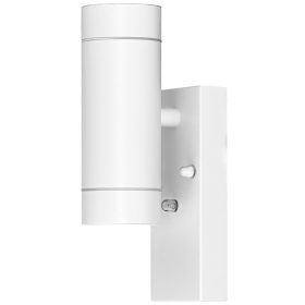   Oldalfali spot lámpatest alkonykapcsolóval, kültéri, fehér - SPGU10IPFA2F