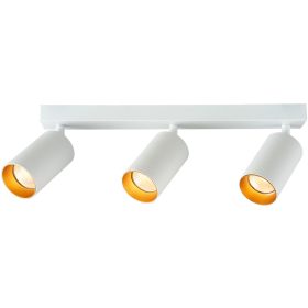   Mennyezeti állítható spot lámpatest, fehér, arany reflektor - SPGU10MA3GW