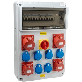   Csatlakozó doboz védelemmel,főkapcs.,vezetékezett,készre sz. - TDB13-16MVK