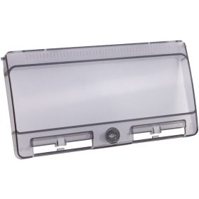 Füstszínű ajtó ipari csatlakozó dobozokhoz - TDBW12