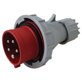   Fázisfordítós ipari csatlakozó dugó külső tömszelencével - TICS-0152PF