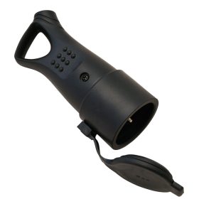   Csatlakozó aljzat, védőérintkezővel, gumi, húzófüles - TICS-212GH