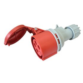   Ipari csatlakozóaljzat, külső tömítőszelencével - TICS-225H