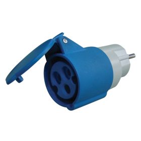 Csatlakozó adapter, Schuko/CEE - TICS-A3
