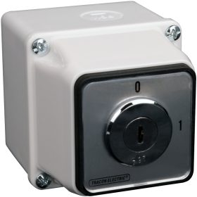   Tokozott főkapcsoló, kulcsos, BE-KI (Kulcs 0-áll. kivehető) - TKFK-20T65