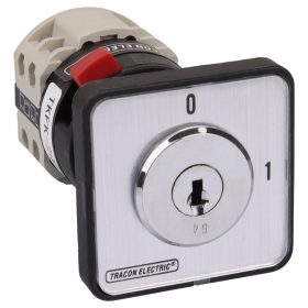   Főkapcsoló, kulcsos, BE-KI (Kulcs 0-állásban vehető ki) - TKFK-63