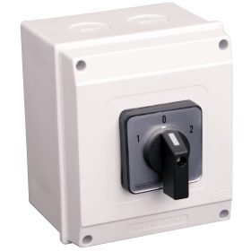   Tokozott közvetlen irányváltó motorkapcsoló, 1-0-2 - TKM-25/NT65