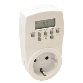 Dugaszolható elektronikus kapcsolóóra, heti - TKO-DHE