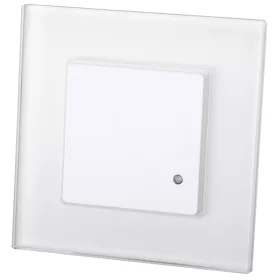   Mozgásérzékelő, radar, süllyesztett, fehér, üveg kerettel - TMB-754