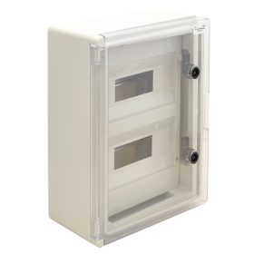   Műanyag elosztószekrény maszkos átlátszó ajtóval - TME403017MT