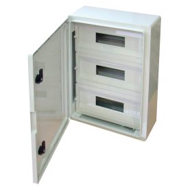 Műanyag elosztószekrény maszkos - TME504018M