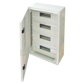 Műanyag elosztószekrény maszkos - TME604020M