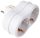 Többférőhelyes átalakító csatlakozó, fehér - TNS2