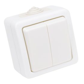 Falon kívüli 2-áramkörös váltókapcsoló - TR-PH06-2