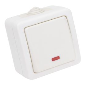 Falon kívüli váltókapcsoló, jelzőfénnyel - TR-PH06L