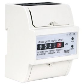   Elektromech. fogyasztásmérő, közvetlen, 1 fázisú, 4 modul - TVOF1M4